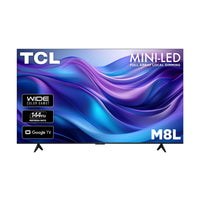 Téléviseur intelligent Mini DEL TCL de série M8L UHD 4K de 85 po avec HDR et Google TV (85M8L) - modèle 2026