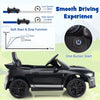 Costway 12v Licensed Ford Mustang Shelby Gt500 Kids Ride On Car With Remote Control Black