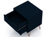 Rockefeller Mid-Century Modern 2-Piece Dresser Set in Midnight Blue | Ensemble de commodes 2 pieces Rockefeller style milieu du siecle, bleu minuit