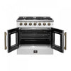 Forno Galiano 36" White Gas Range, 4.32 cu.ft- FFSGS6444-36WHT | Cuisiniere a gaz blanche Galiano 36 pouces, 4,32 pi³ – FFSGS6444-36WHT