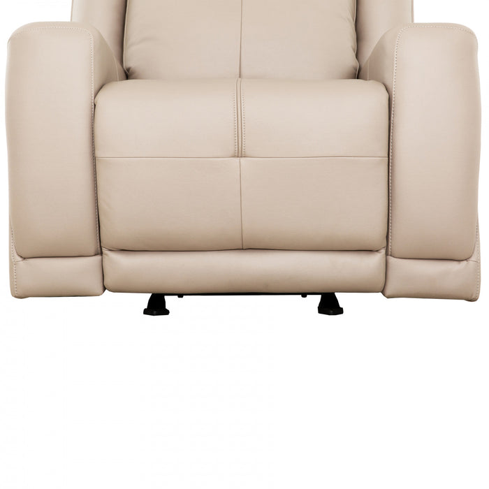 Fauteuil bercant inclinable Hollis de 37 po rembourre - Taupe