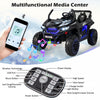 Costway 12v 2-seater Kids Ride On Utv Rc Electric Vehicle Suspension With Lights & Music
