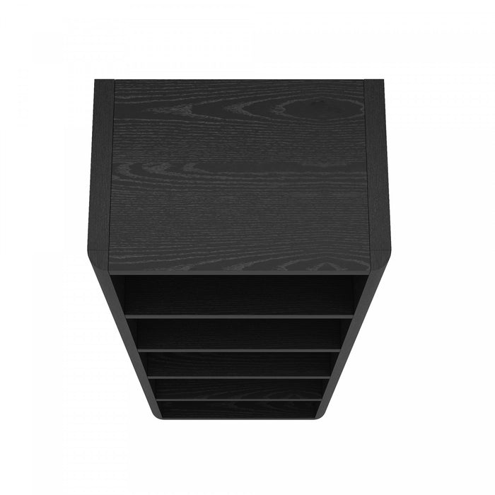 Bibliotheque ouverte moderne Rivington 28\" en noir - Ensemble de 3