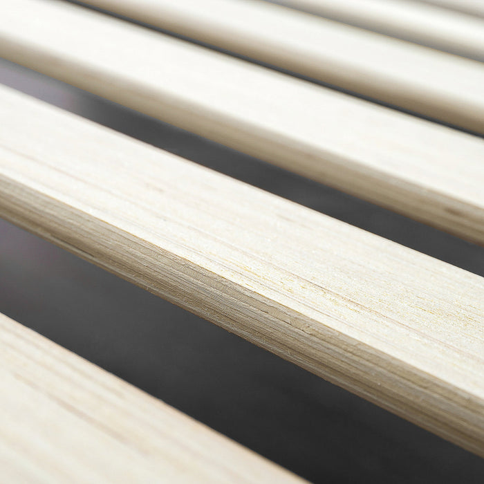 Bobbie lit plateforme pliant en bois - Double