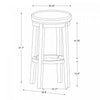 Maya Faux Leather Barstool - Brown|Tabouret bar Maya en similicuir - brun