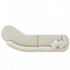 Daria Modern 132" Chenille Sectional in Ivory | Canape d’angle moderne Daria 132" en chenille ivoire