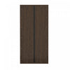 Rivington Modern 38" Bookcase Cabinet in Walnut - Set of 3 | Armoire bibliotheque moderne Rivington 38" en noyer - Ensemble de 3