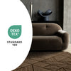 Covington Brown Taupe Striped Geometric Design Rug, 6'7" x 9'10" Indoor Area Rug | Tapis Covington brun taupe a rayures geometriques, 6'7" x 9'10"