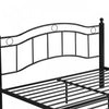 Jackson Metal Bed Frame With Underbed Storage,black King Bed | Jackson Cadre De Lit En Metal Avec Rangement Sous Le Lit, Noir