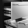 Forno Celano 30" Triple Zone Wine and Beverage Cooler, 21.3 cu.ft, Stainless Steel- FWCDR6697-30S | Refroidisseur a vin et a boissons Celano de 30"a triple zone, 21,3 pi³, en acier inoxydable -FWCDR6697-30S