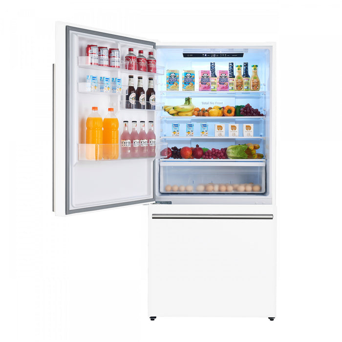 Refrigerateur cote a cote Milano de 60 po, blanc, 34,4 pi³ - FFFFD1787-60WHT