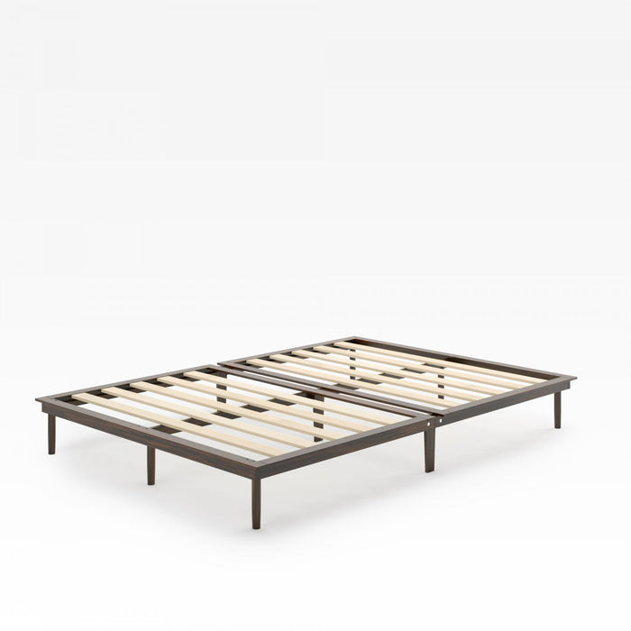 Bobbie lit plateforme pliant en bois - Double