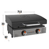 Blackstone 22" Omnivore Tabletop Griddle With Hood - 2205CA | Gril de table Omnivore Blackstone 22" avec couvercle - 2205CA