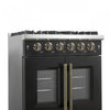 Forno Galiano 30" Black Gas Range, 4.32 cu.ft- FFSGS6444-30BLK | Cuisiniere a gaz noire Galiano 30 pouces, 4,32 pi³ – FFSGS6444-30BLK