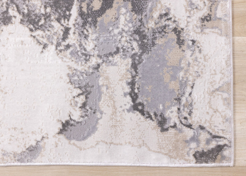 Carpette London à motif d’océan ondulé - 6 pi 7 po x 9 pi 6 po