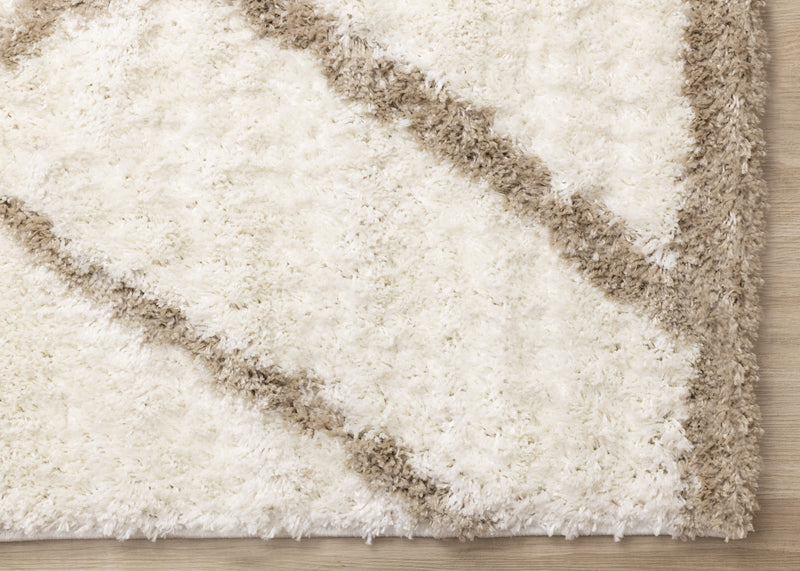 Carpette à poil long douce Taylor - 5 pi 3 po x 7 pi 7 po