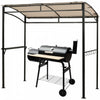 7'x4.5' Grill Gazebo Outdoor Patio Garden Bbq Canopy Shelter Storage Hook Beige