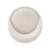 Manhattan Comfort Modern Leela Swivel Chenille Accent Chair - Cream|Fauteuil d’appoint pivotant moderne Leela de Manhattan Comfort en chenille - crème