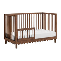 Ensemble de lit de bébé convertible en lit de bambin Aubrey - brun