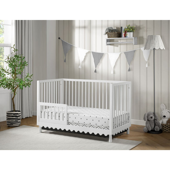 Ensemble de lit de bébé convertible en lit de bambin Aubrey - blanc
