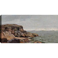  Peinture acrylique « Oceanview » - 30 po x 60 po