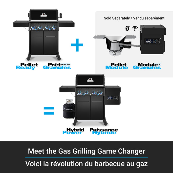 Broil King Baron 490 Pro Shadow 4-bruleurs 40 000 BTU Barbecue a gaz naturel - 674147