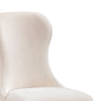 Corsa Dining Side Chair - Light Grey and Ivory Felt | Chaise de salle à manger Corsa - gris clair et feutre ivoire | CORSLDSC