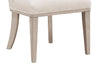 Corsa Dining Side Chair - Light Grey and Ivory Felt | Chaise de salle à manger Corsa - gris clair et feutre ivoire | CORSLDSC