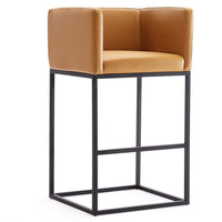 Tabouret bar Embassy de Manhattan Comfort de hauteur comptoir de 34 po en métal - argile