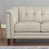 Hydeline Bodie Leather Sofa - Vanilla|Sofa Bodie de Hydeline en cuir - vanille