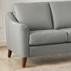 Hydeline Ersa Leather Loveseat - Grey|Causeuse Ersa de Hydeline en cuir - grise