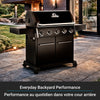 Broil King Crown 520 Shadow 5-Burner 45,000-BTU Propane Gas BBQ - 866154 Grill | Broil King Crown 520 Shadow 5-bruleurs 45 000 BTU Barbecue a gaz propane - 866154