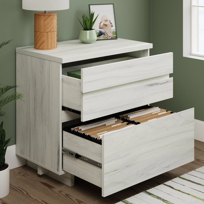 Classeur latéral Dash de 30,1 po à 2 tiroirs – Haze Acacia