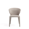 Manhattan Comfort Set of 2 Conrad Modern Woven Tweed Dining Chairs - Wheat|Ensemble 2 chaises de salle à manger Conrad de Manhattan Comfort en similicuir - blé