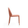 Manhattan Comfort Set of 2 Paris Saddle Leather Dining Chairs - Clay|Ensemble 2 chaises de salle à manger Paris de Manhattan Comfort en cuir à équipement - argile