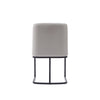 Manhattan Comfort Serena Faux Leather Dining Chair - Light Grey|Chaise de salle à manger Serena de Manhattan Comfort en similicuir - gris clair