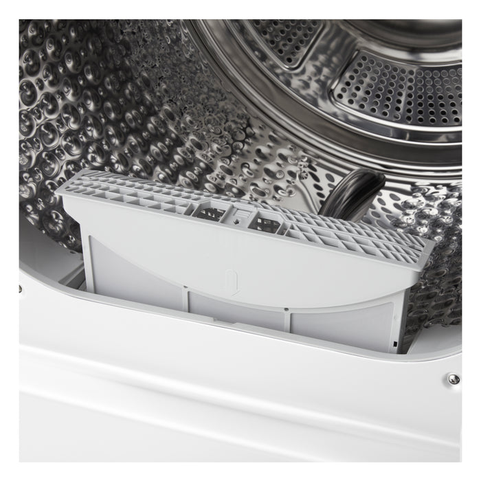 Sécheuse LG de 7,3 pi3 avec pompe à chaleur, moteur DirectDriveMD et AI Sensor DryMD - blanche - DLHC8402W