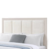 Elana Storage Bed with Upholstered Headboard, Beige – King Size | Lit de rangement Elana avec tête de lit rembourrée, beige - format très grand lit