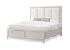 Elana 5pc Bedroom Set with Storage Bed, Dresser & Mirror, Natural - King Size | Ensemble de chambre à coucher Elana 5 pièces naturel avec lit de rangement, commode et miroir - format très grand lit