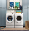 GE 5.3 Cu. Ft. Front Load Washer and 7.8 Cu. Ft. Electric Dryer – White  | Laveuse à chargement frontal de 5,3 pi³ et sécheuse électrique de 7,8 pi³ de GE - blanches