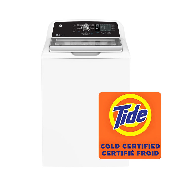 Laveuse GE à chargement par le haut de 5,3 pi³ avec système de lavage Infusor - blanc - GTW681BMRWS