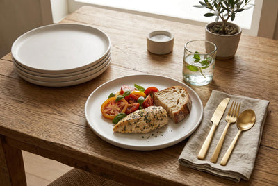 S&Co Gourmet Lisbon Stoneware Dinner Plates | S&Co Gourmet Lisbon Assiettes a Diner en Gres