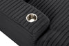 Alto 58" Ultra Plush Faux Fur Fabric Chaise Lounge with Dual Cupholders and USB Port - Ebony | Fauteuil long Alto de 58 po en tissu de fausse fourrure très douce avec deux porte-gobelets et port USB - ebony