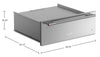 KitchenAid 27" Slow Cook Warming Drawer – PrintShield Stainless - KWES727SPS | Tiroir-réchaud mijoteuse KitchenAid de 27 po - acier inoxydable PrintShieldMC - KWES727SPS