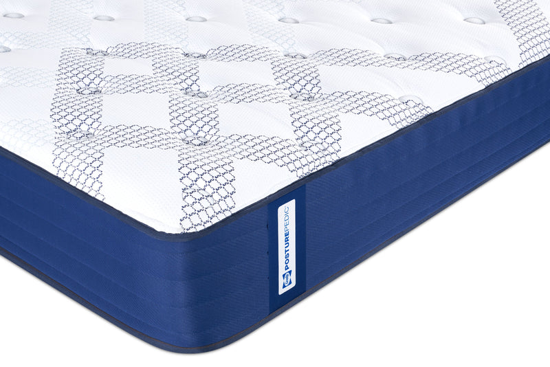 Matelas moyen à plateau régulier Espanola PosturepedicMD de série 850 de Sealy pour grand lit