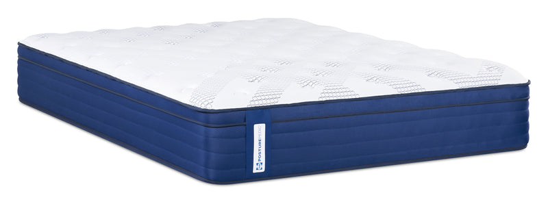 Matelas moyen à Euro-plateau Minden PosturepedicMD de série 1050 de Sealy pour grand lit