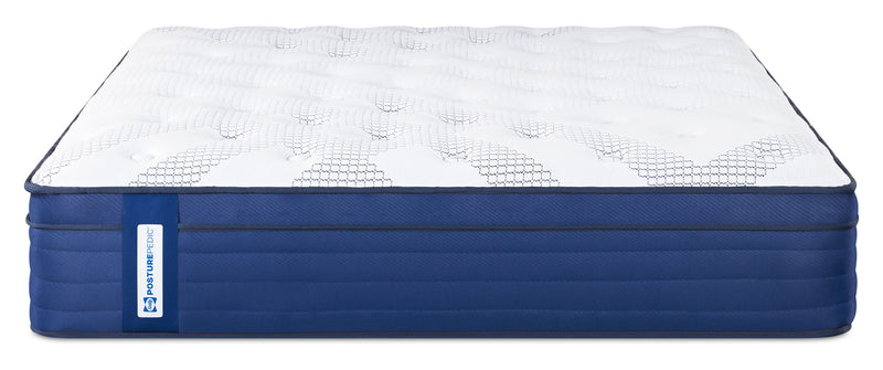 Matelas moyen à Euro-plateau Minden PosturepedicMD de série 1050 de Sealy pour grand lit