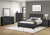 Soren Panel Bed with Headboard & Frame, Graphite Grey - Queen Size | Lit à panneaux Soren avec tête de lit et cadre de lit, gris graphite - format grand lit
