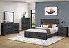 Soren 5pc Bedroom Set with Storage Bed, Dresser & Mirror, Graphite Grey - Queen Size | Ensemble de chambre à coucher Soren 5 pièces avec lit de rangement, commode et miroir, gris graphite - format grand lit