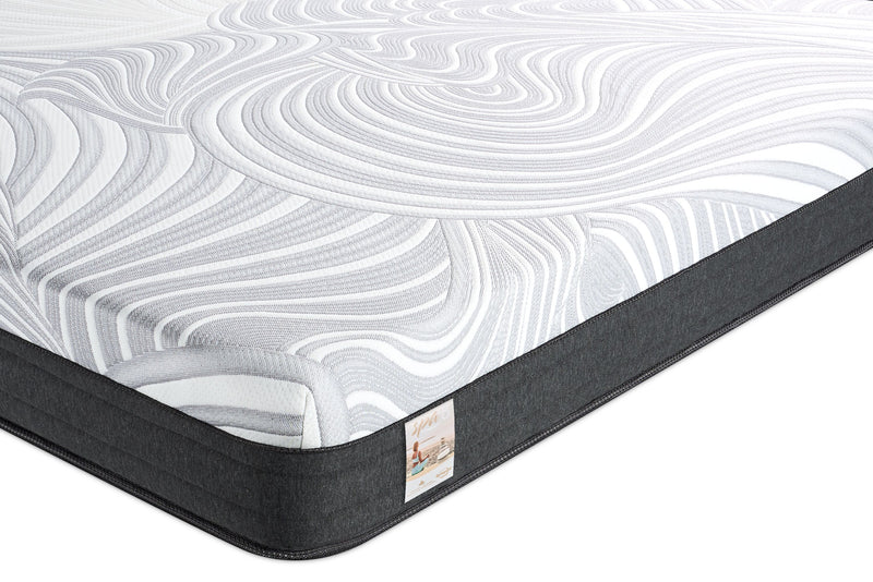 Matelas ferme à plateau-coussin dans une boîte Spa 8 de Springwall pour très grand lit californien